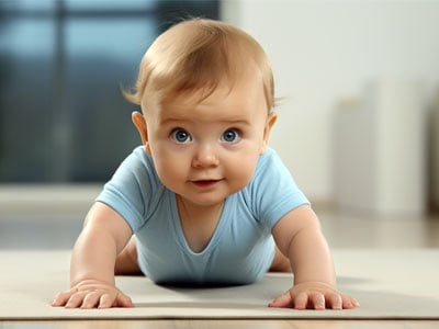 התפתחות מוטורית תקינה אצל תינוקות